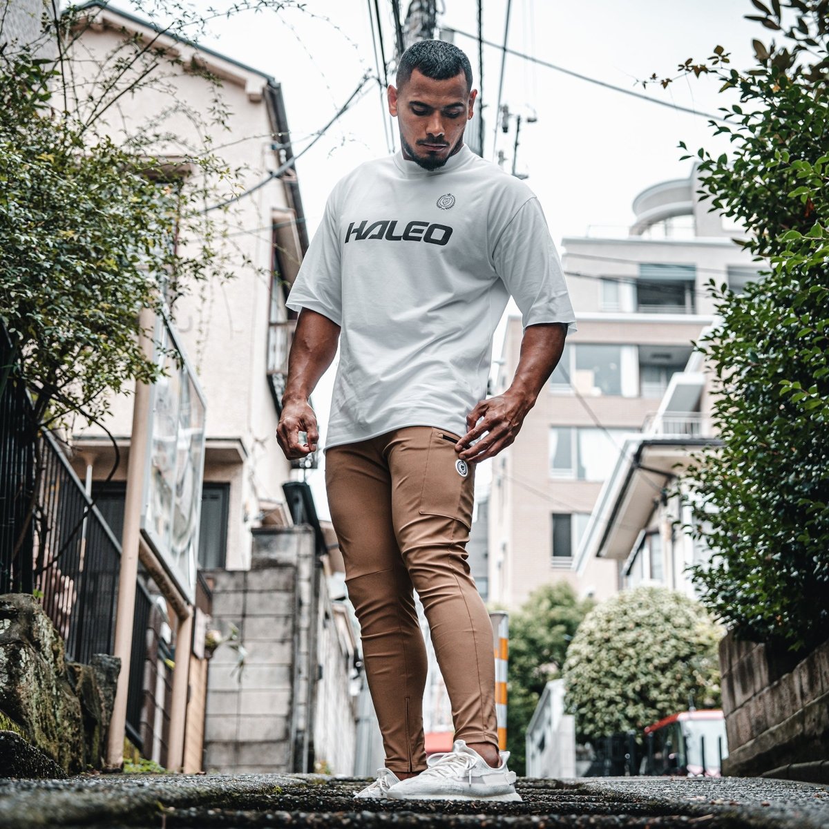 HALEO NEO CARGO STRETCH JOGGER SAND - HALEO×バルクスポーツ公式ストア