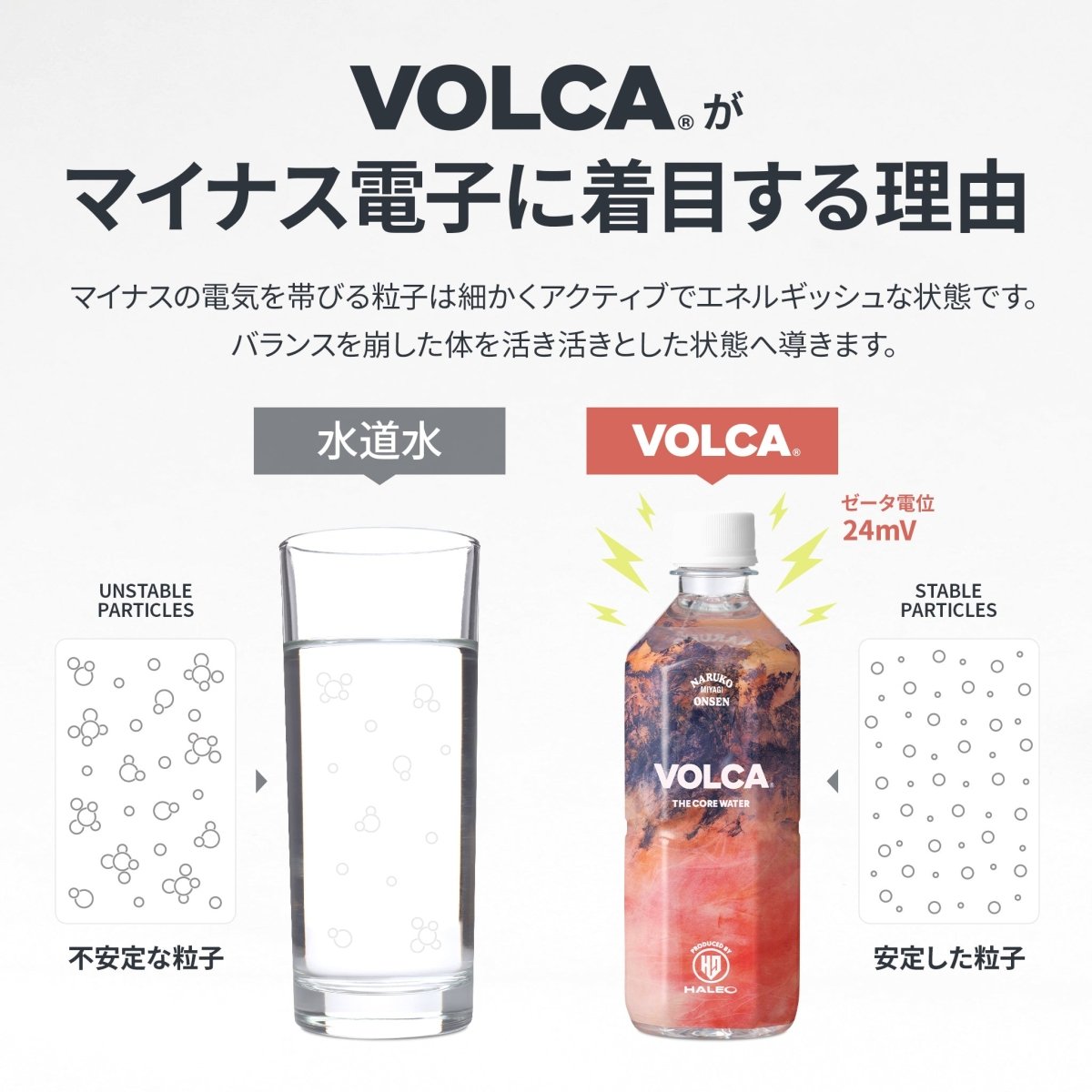 VOLCA 500ml×24本セット - HALEO×バルクスポーツ公式ストア