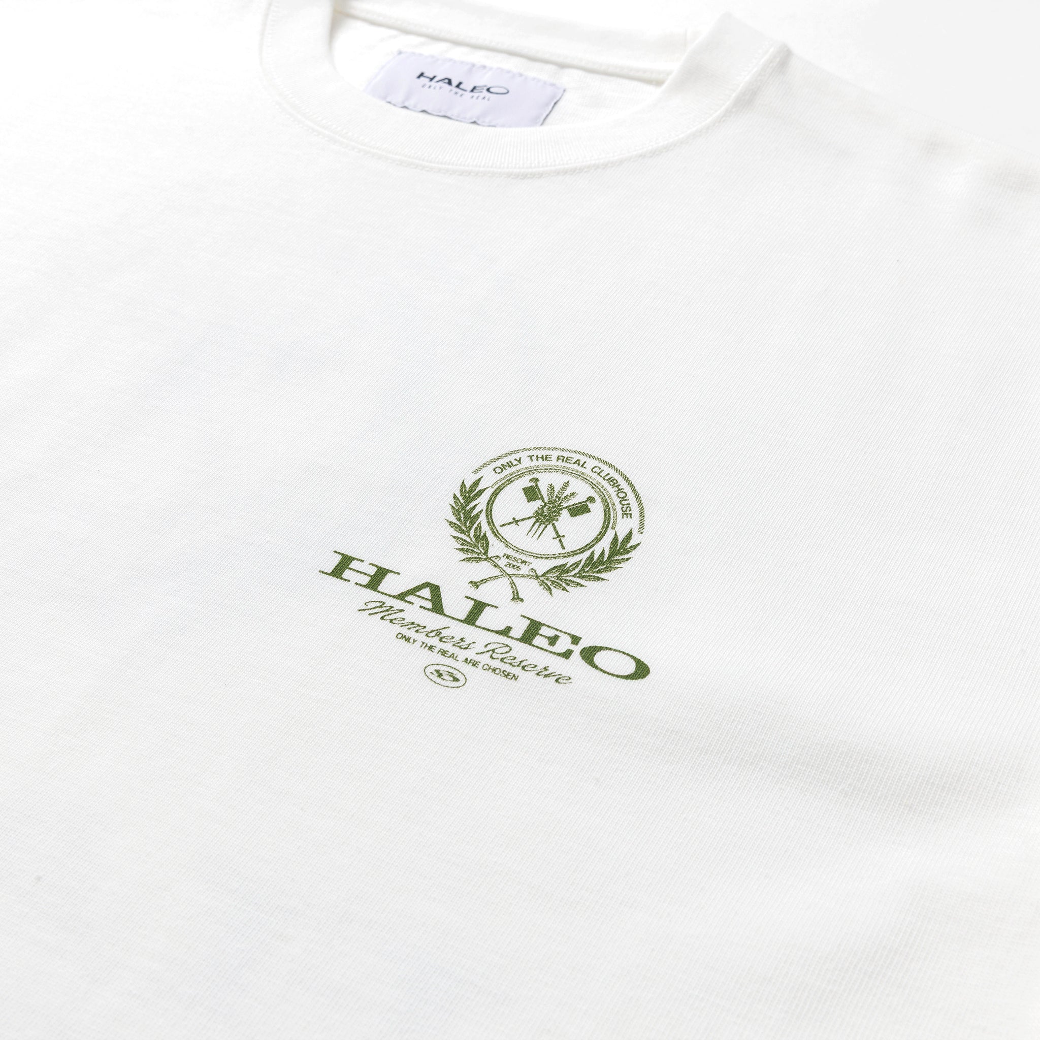 HALEO CLUB REAL TEE WHITE