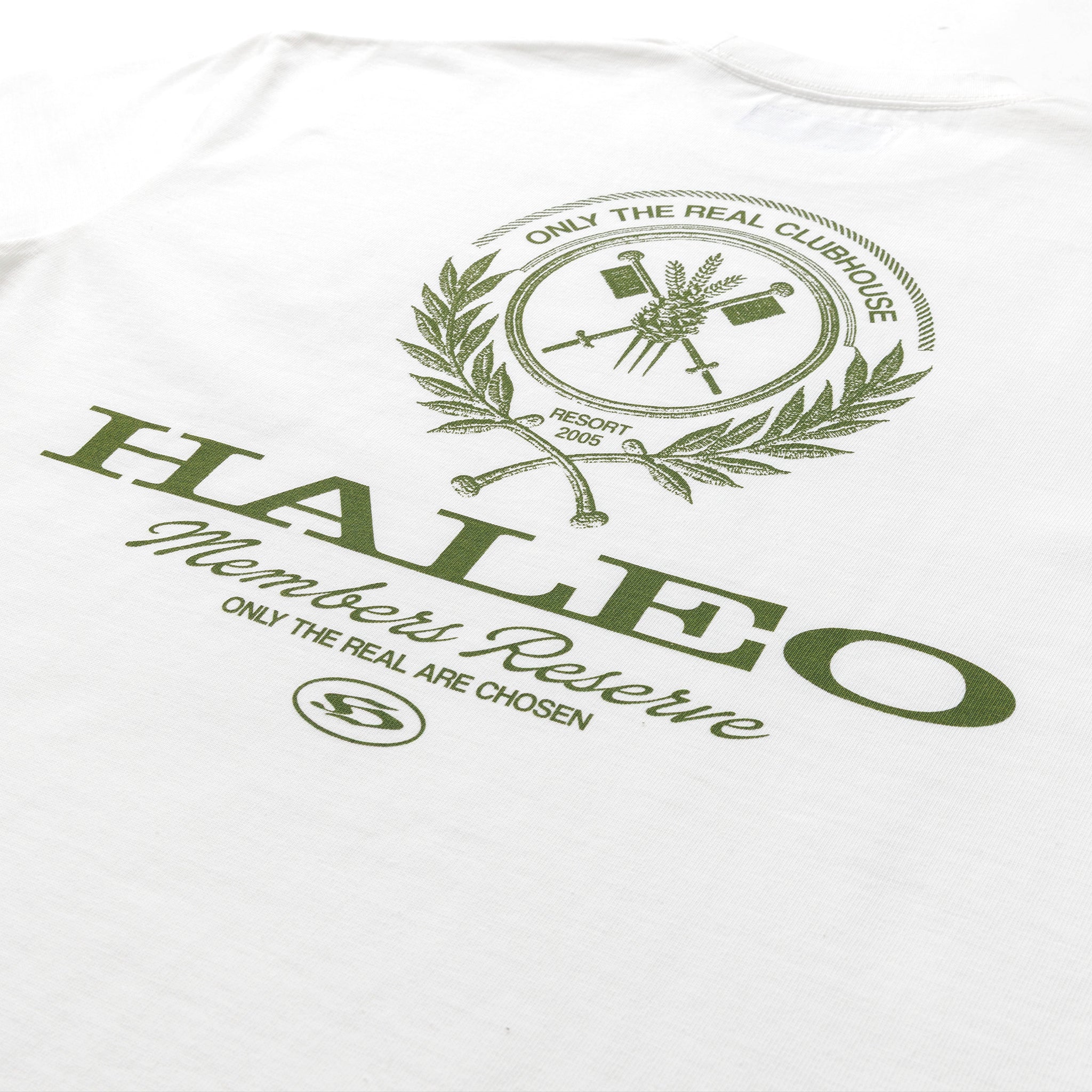 HALEO CLUB REAL TEE WHITE