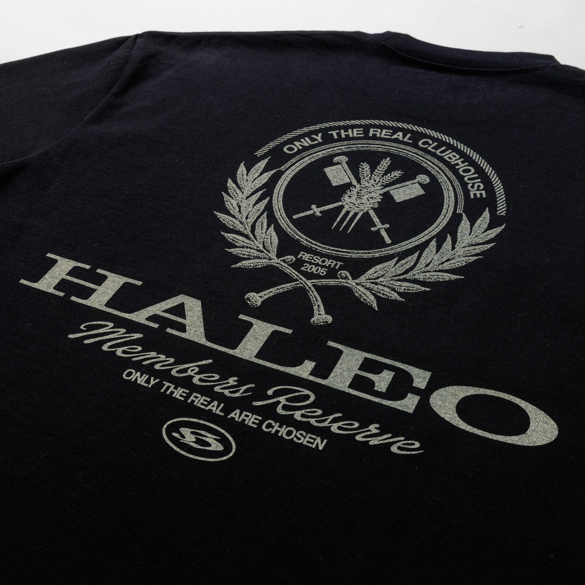 HALEO CLUB REAL TEE BLACK