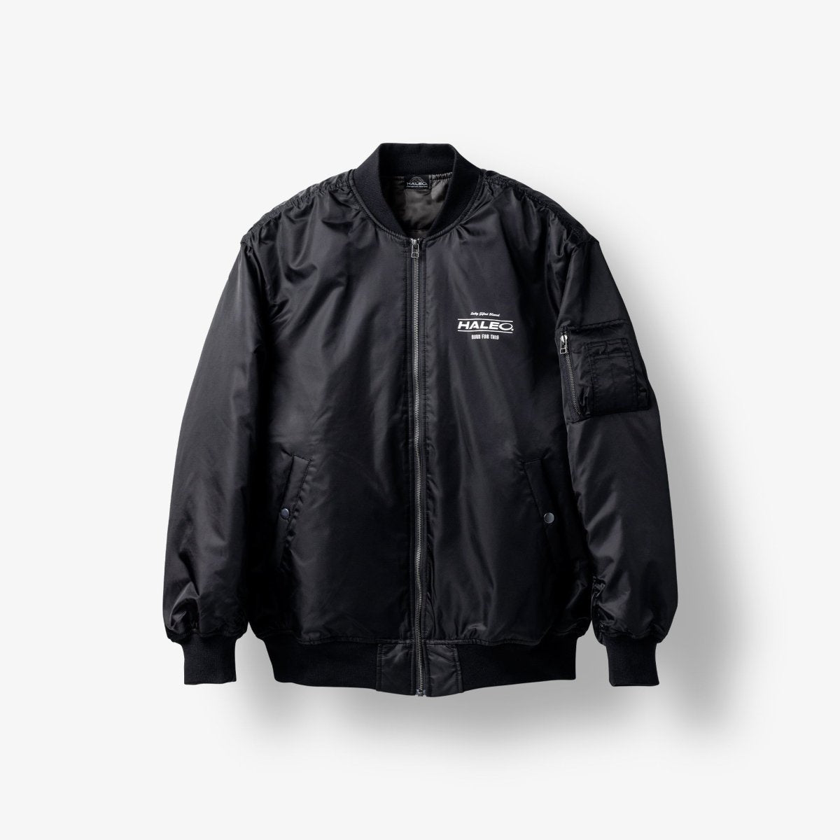 HALEO MA-1 JACKET BLACK Lサイズ HALEO MA-1 JACKET BLACK Lサイズ HALEO MA-1 JACKET BLACK