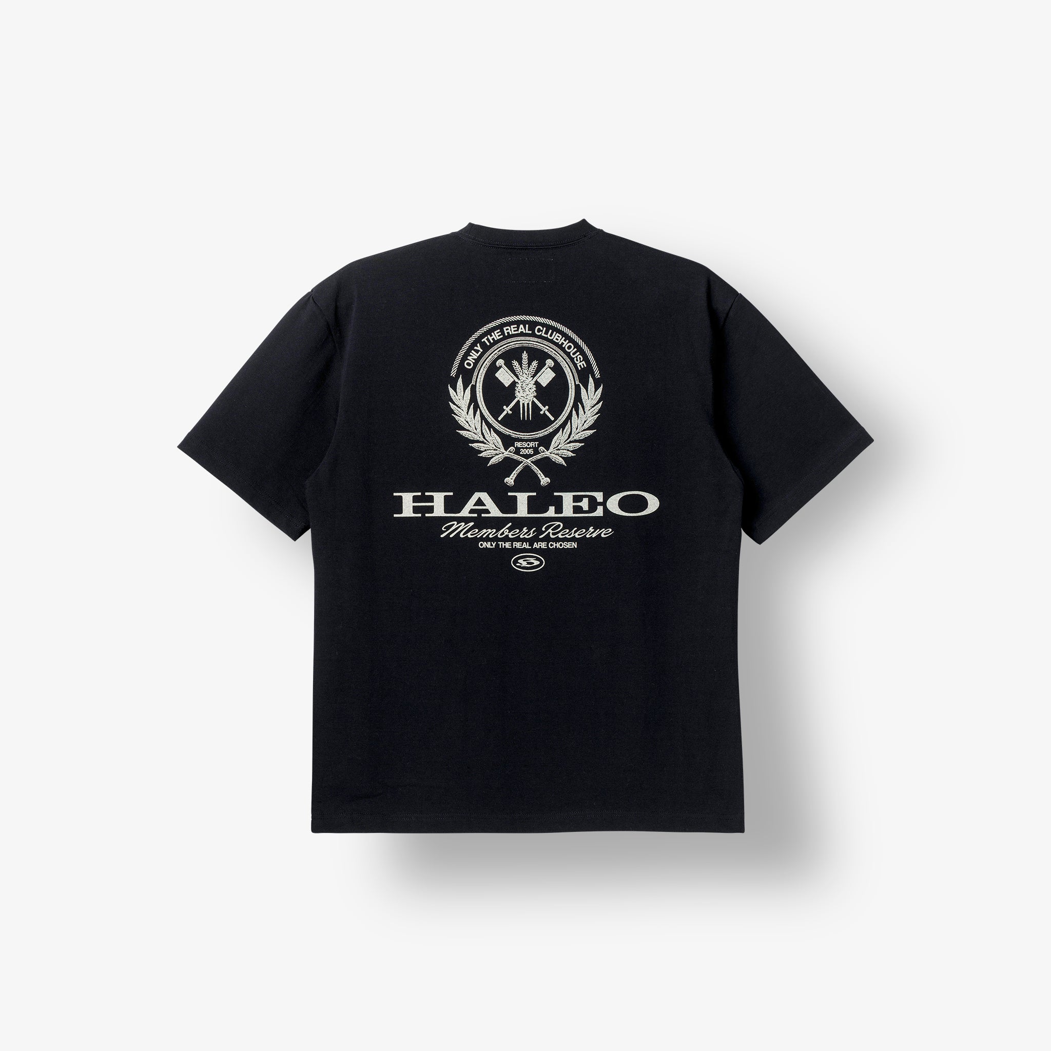 HALEO CLUB REAL TEE BLACK
