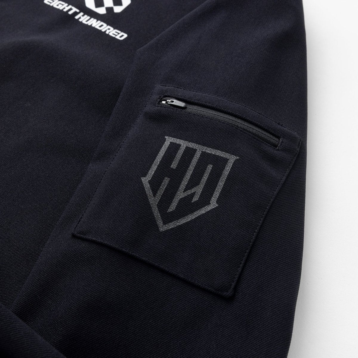 ハレオ カーゴジップフーディー パーカー 黒 ブラック XXL ジム HALEO HALEO 800 SPORT CARGO ZIP HOODIE