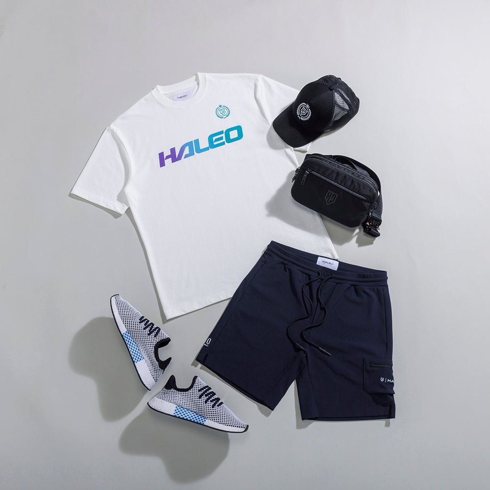 HALEO BLUE FLAME TEE WHITE - HALEO×バルクスポーツ公式ストア