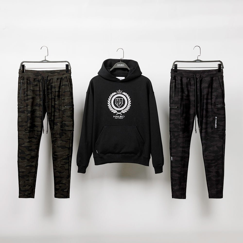 HALEO CARGO STRETCH JOGGER CAMO BLACK - HALEO×バルクスポーツ公式ストア