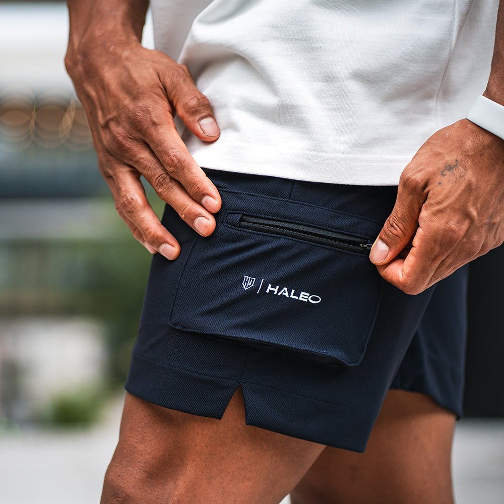 HALEO CARGO STRETCH SHORTS NAVY - HALEO×バルクスポーツ公式ストア