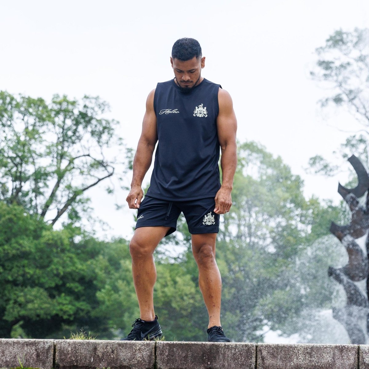 HALEO CHAMPIONS MESH SHORTS BLACK - HALEO×バルクスポーツ公式ストア