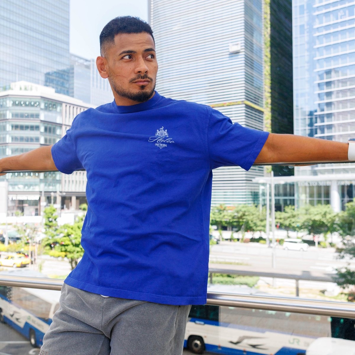 HALEO CHAMPIONS TEE BLUE - HALEO×バルクスポーツ公式ストア
