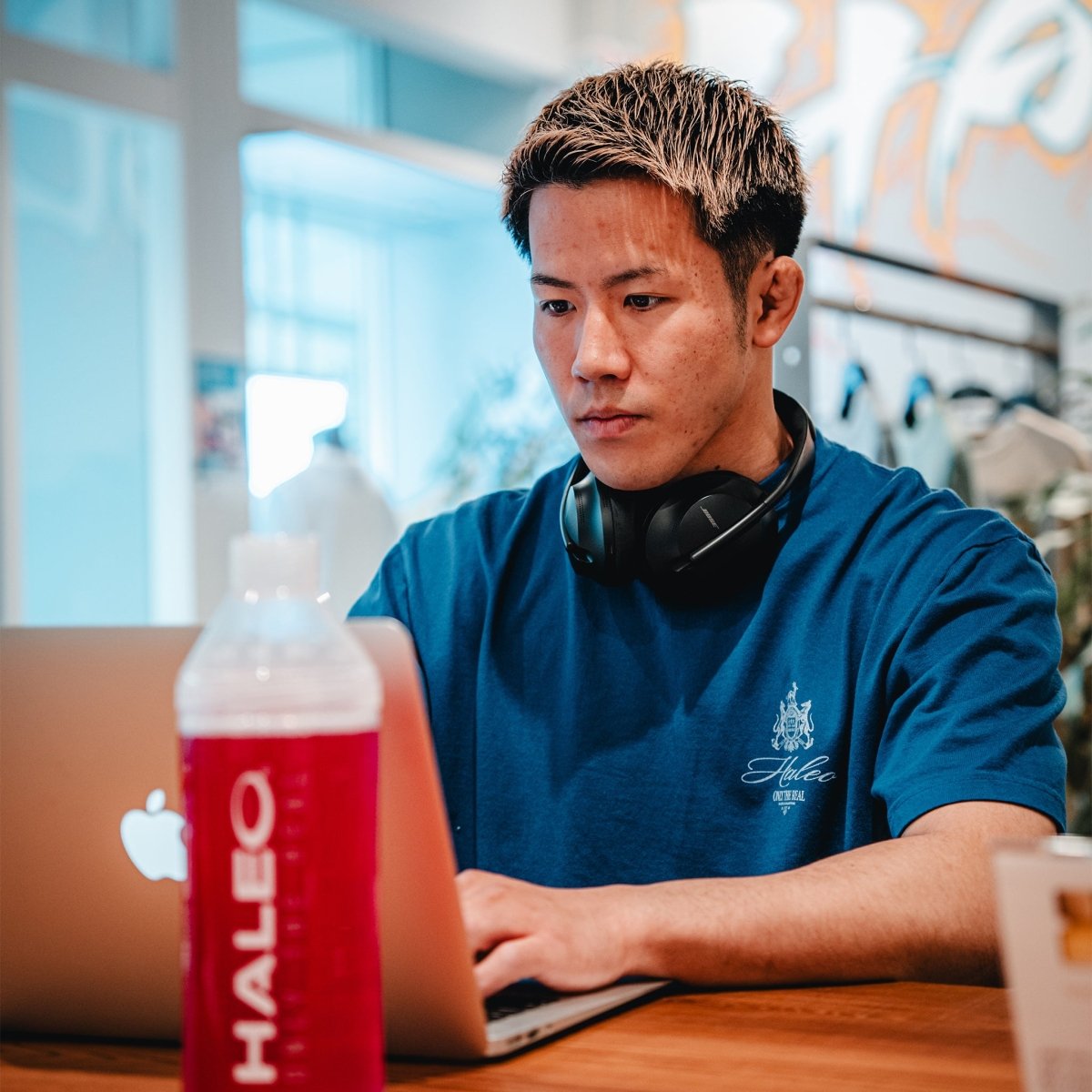 HALEO CHAMPIONS TEE BLUE - HALEO×バルクスポーツ公式ストア