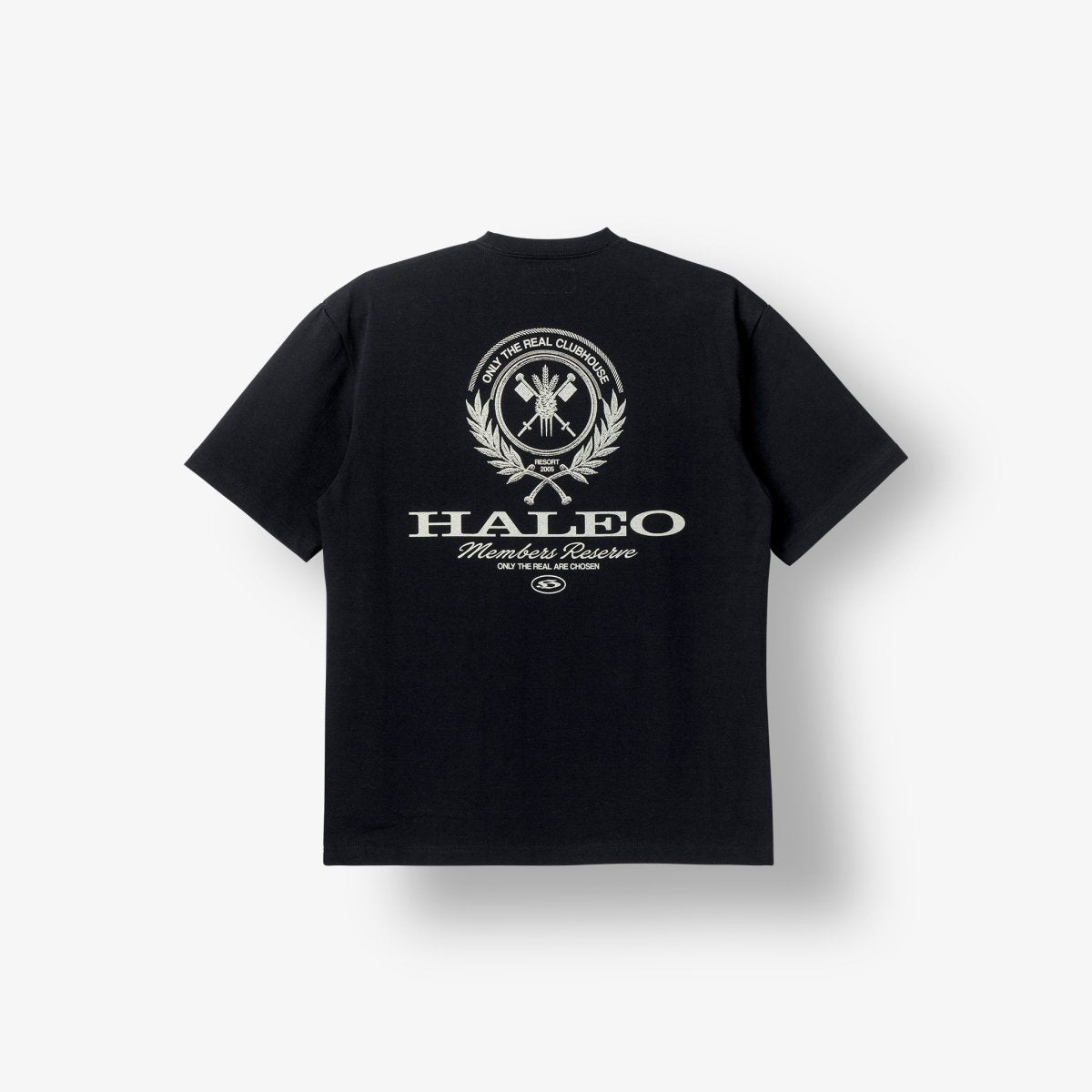 HALEO CLUB REAL TEE BLACK