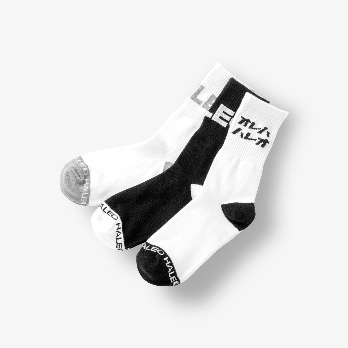 HALEO CREW SOCKS - 3 PACK - HALEO×バルクスポーツ公式ストア