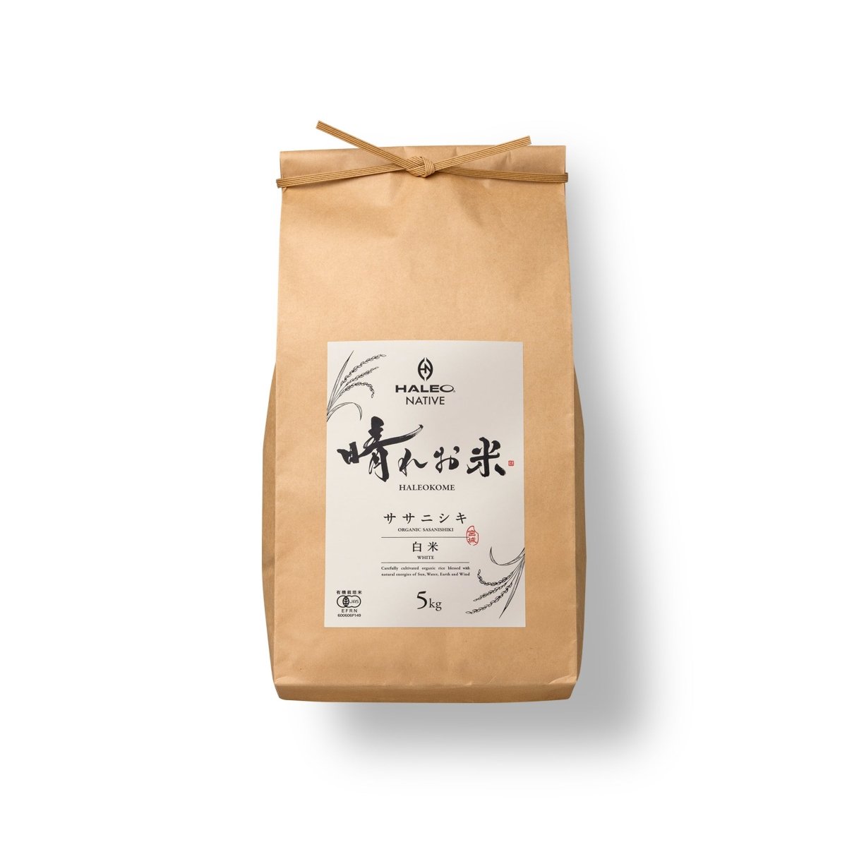 HALEO NATIVE 晴れお米 JAS認証有機栽培米（令和7年産）