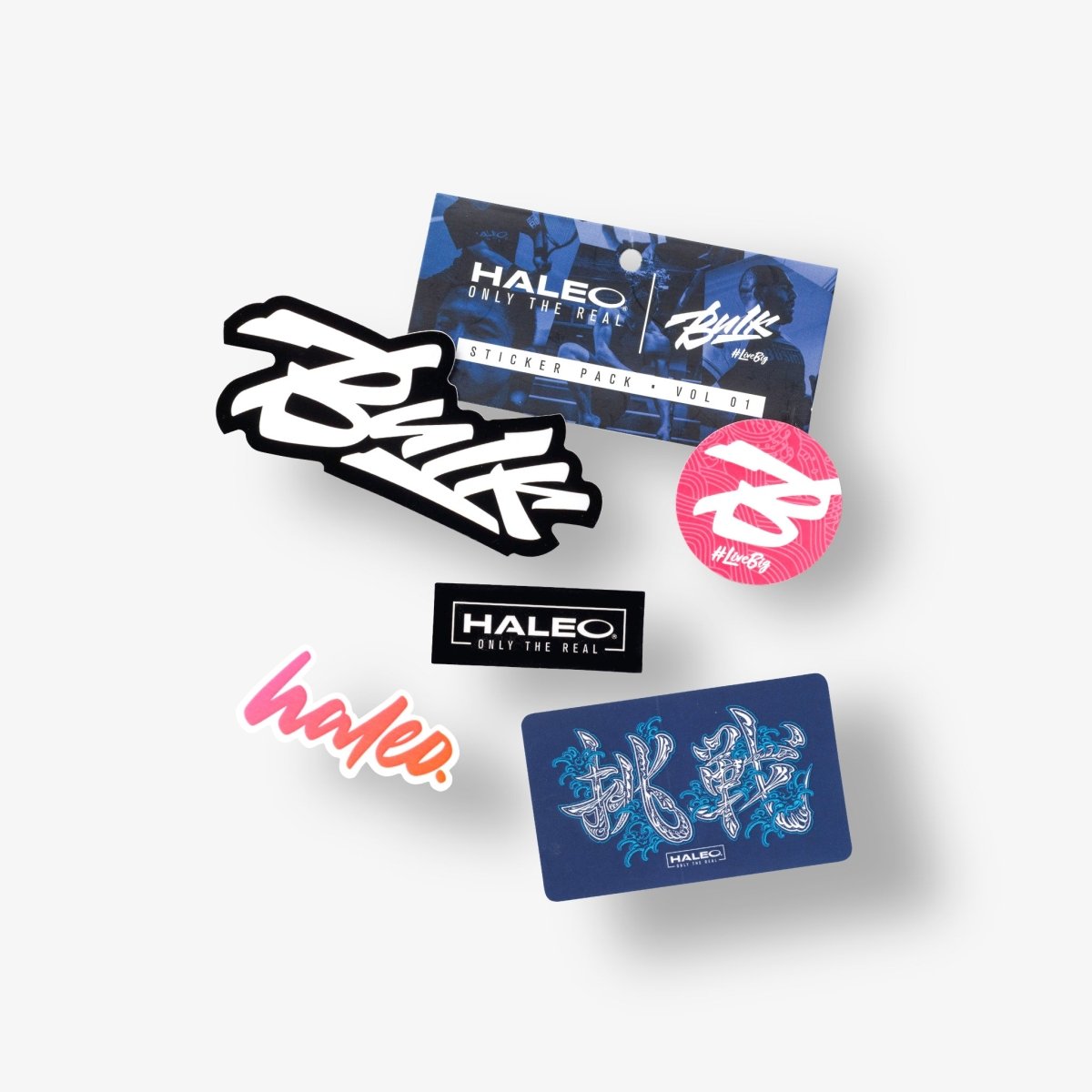 HALEO ONLY THE REAL STICKER PACK - HALEO×バルクスポーツ公式ストア