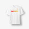 HALEO RED FLAME TEE WHITE