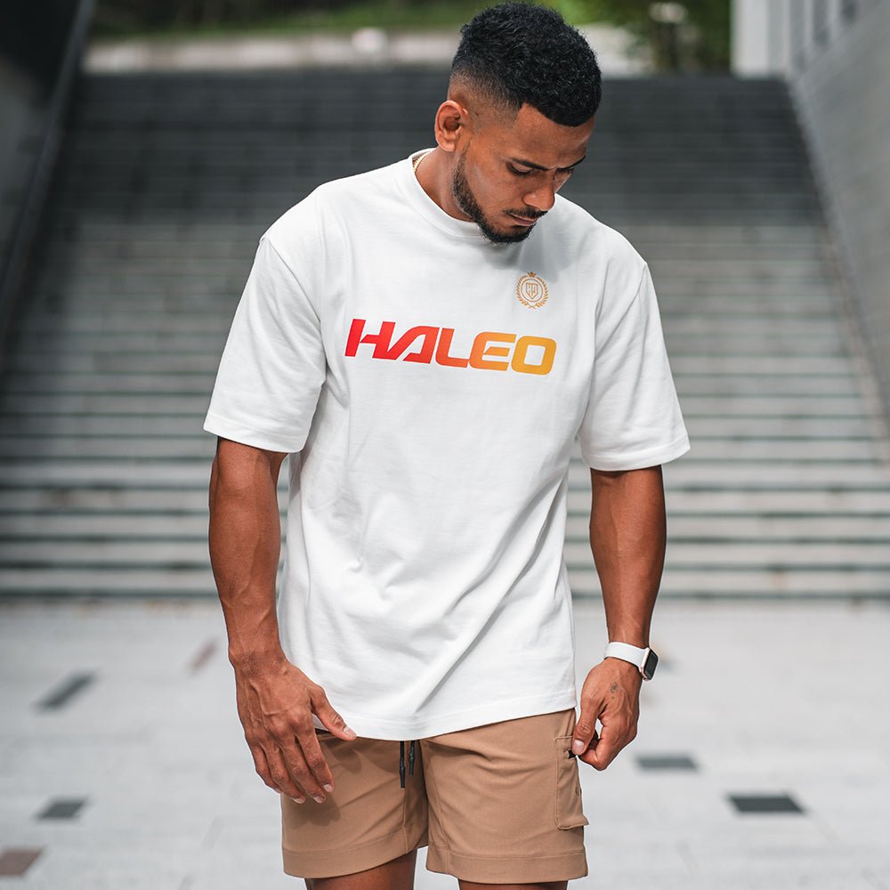 HALEO RED FLAME TEE WHITE - HALEO×バルクスポーツ公式ストア