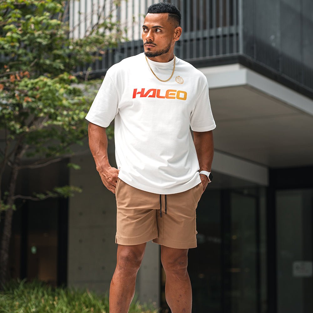 HALEO RED FLAME TEE WHITE - HALEO×バルクスポーツ公式ストア