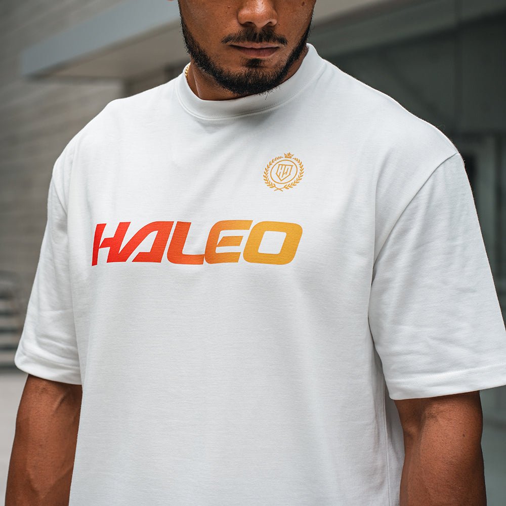 HALEO RED FLAME TEE WHITE - HALEO×バルクスポーツ公式ストア