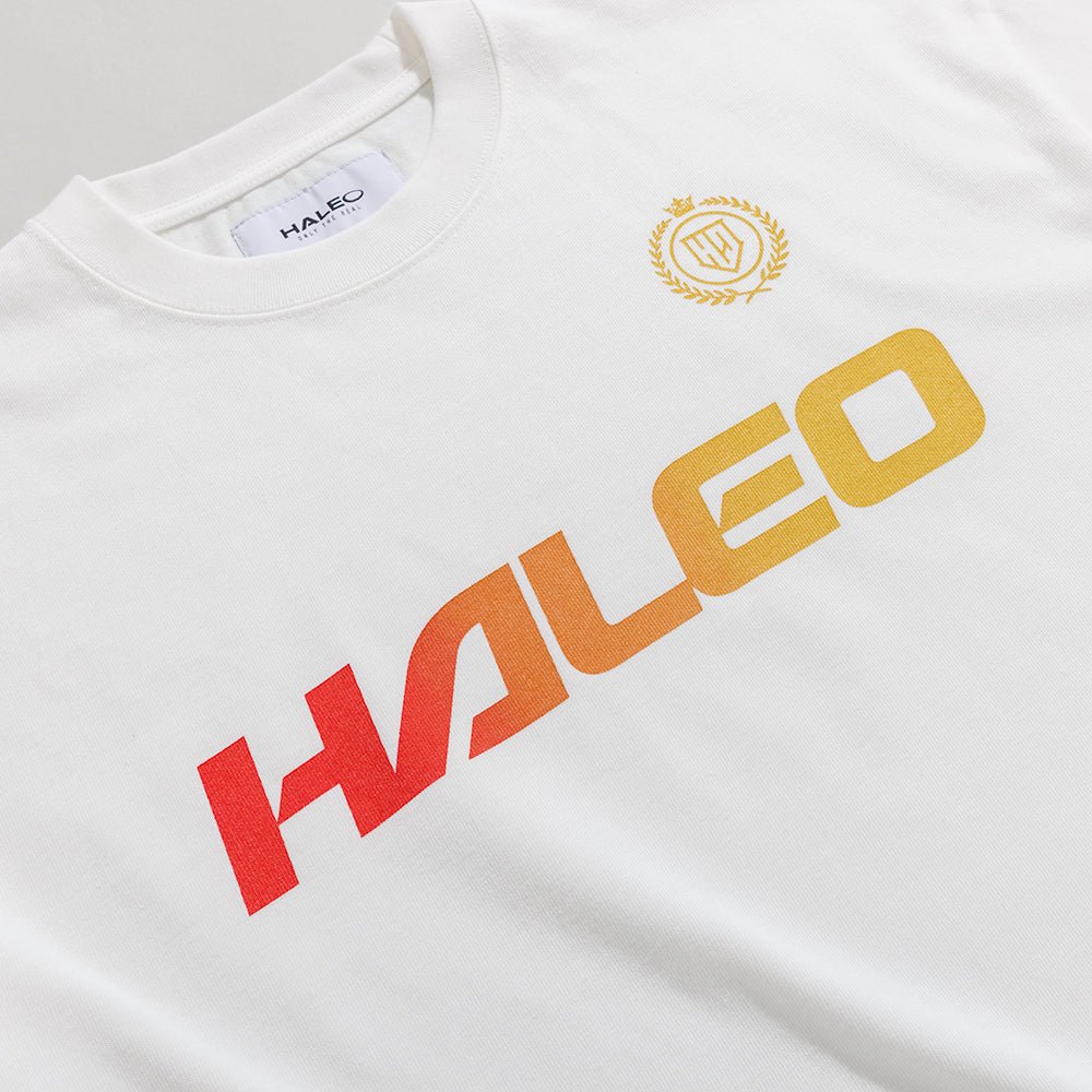 HALEO RED FLAME TEE WHITE - HALEO×バルクスポーツ公式ストア