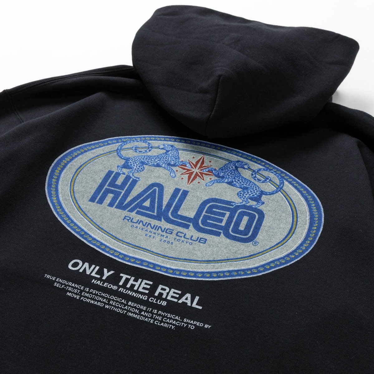 HALEO RUN CLUB HOODIE BLACK - HALEO×バルクスポーツ公式ストア