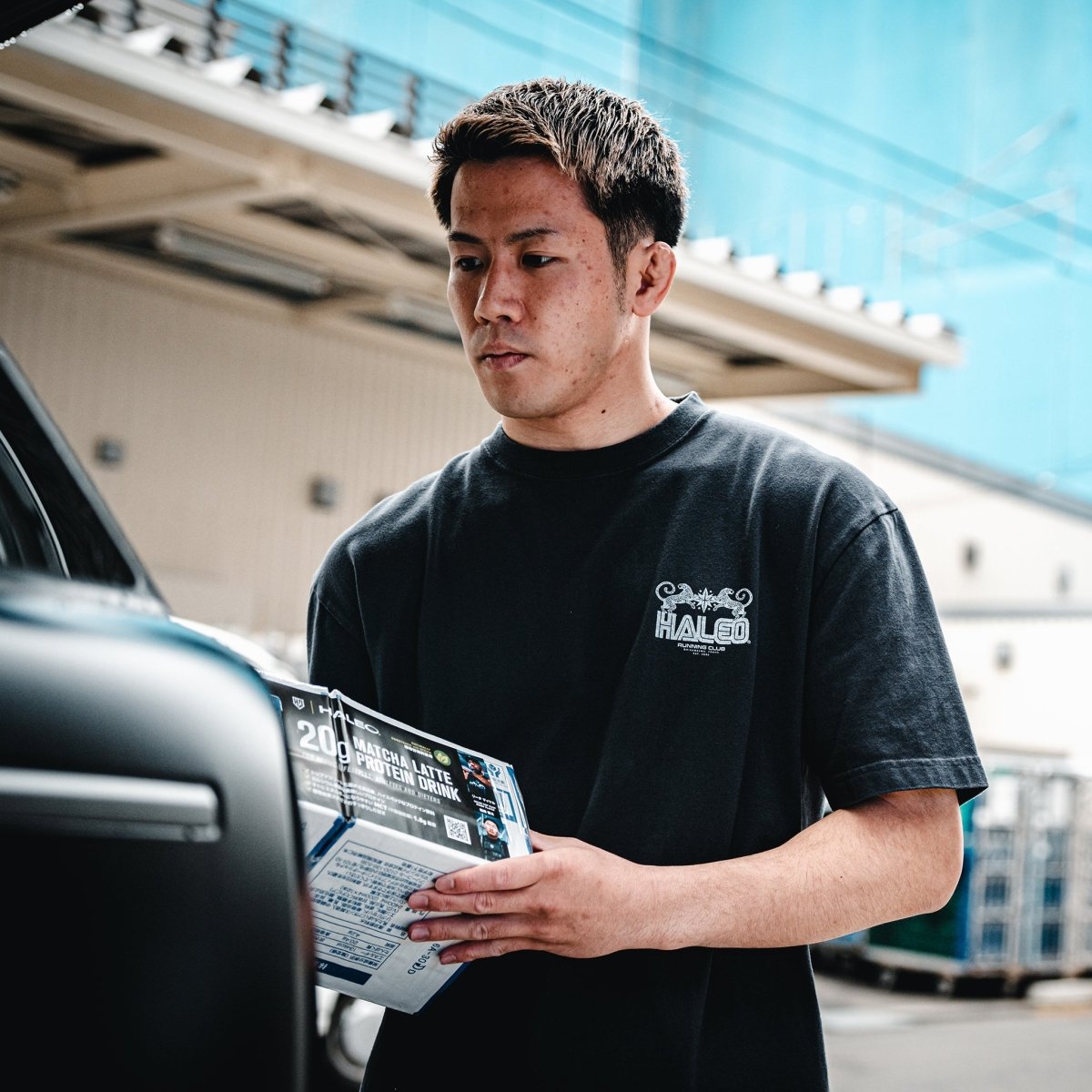 HALEO RUN CLUB TEE VINTAGE BLACK - HALEO×バルクスポーツ公式ストア