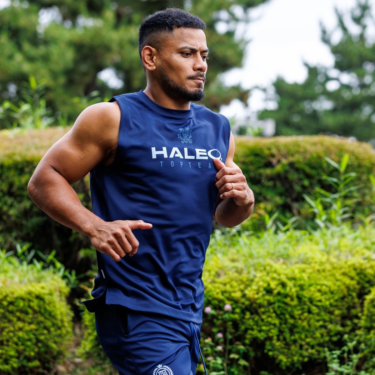 HALEO TOP TEAM MESH SLEEVELESS NAVY - HALEO×バルクスポーツ公式ストア